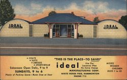 Ideal Manufacturing Corp. Hammonton, NJ Postcard Postcard Postcard