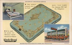 The Direct Mattress Co. Comfy-Down Tuftless Mattress Dallas, TX Postcard Postcard Postcard