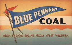Blue Pennant Coal - Midwest Coal Company Postcard