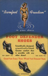 Foot Defender Shoes - Doff Shoes Postcard