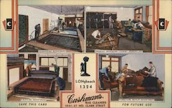 Cushman's Rug Cleaners Postcard