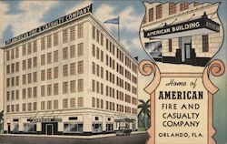 American Fire and Casualty Company Building Postcard
