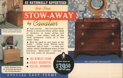 The New Stow-Away by Cavalier, a Decorator-Style Utility Chest Postcard