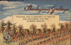 Thanksgiving Greetings from Health Shoes Postcard Postcard Postcard