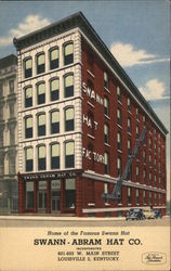 Swann-Abram Hat Company Postcard