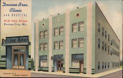 Devine Bros. Clinic and Hospital Postcard