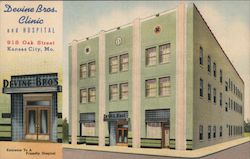 Devine Bros. Clinic and Hospital Postcard