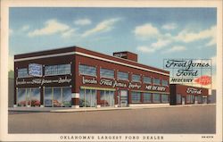 Fred Jones Ford Lincoln-Mercury Postcard