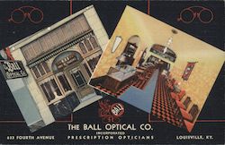 The Ball Optical Co., Prescription Opticians Postcard