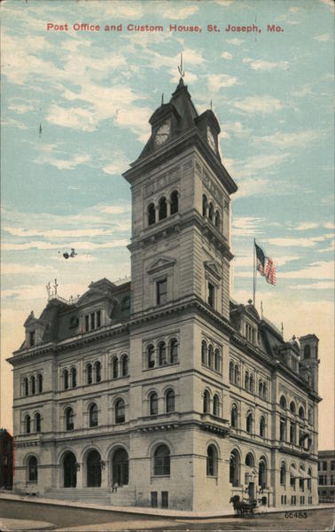 Post Office and Custom House St. Joseph Missouri