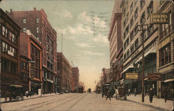 Grand Avenue North from 12th Street Kansas City Missouri