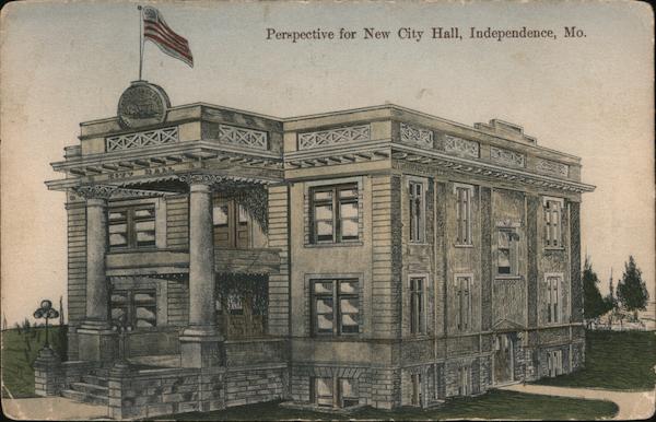 Perspective for New City Hall Independence Missouri