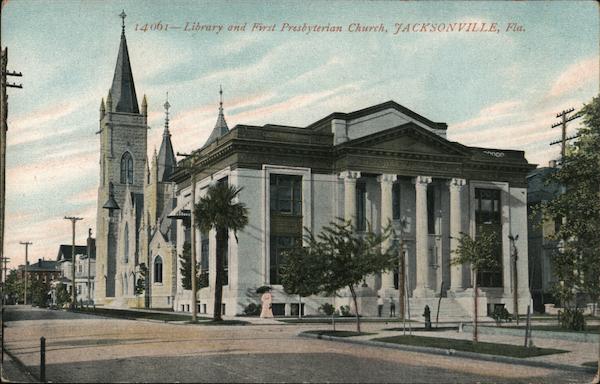 Library and First Presbyterian Church Jacksonville Florida