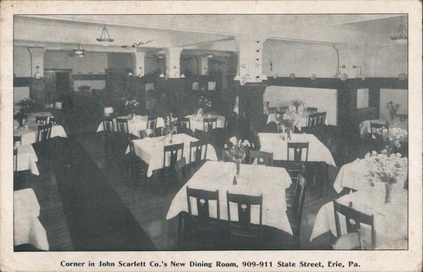 John Scarlett's New Dining Room Erie Pennsylvania