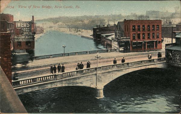 View of New Bridge New Castle Pennsylvania