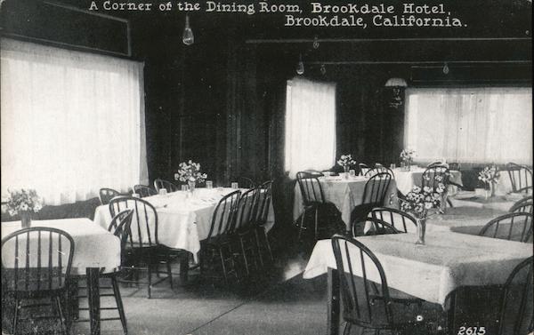 A Corner of the Dining Room, Brookdale Hotel California