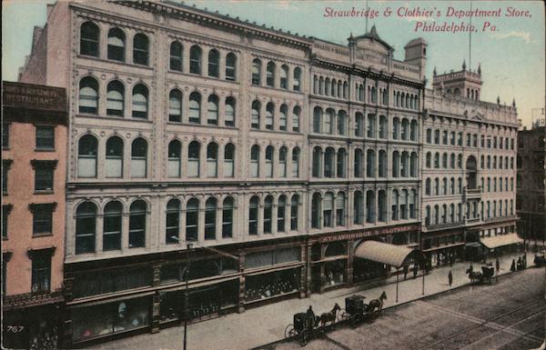 Strawbridge & Clothier's Department Store Philadelphia Pennsylvania