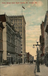 Felix Street from Sixth Street Postcard