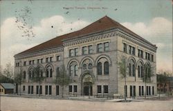 Masonic Temple Postcard