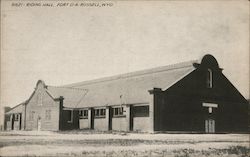 Riding Hall, Fort D. A. Russell Postcard