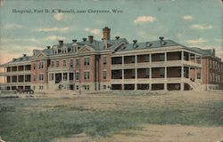 Hospital, Fort D.A. Russell Postcard