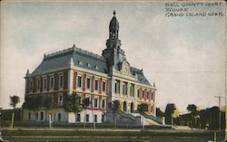 Hall County Court House Grand Island, NE Postcard Postcard Postcard