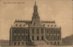 Hall County Court House Postcard