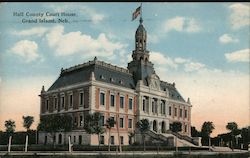 Hall County Court House Postcard
