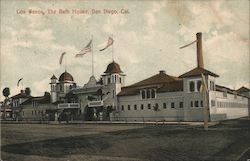 Los Banos, the Bath House Postcard