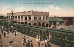 Electric Train Postcard