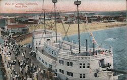 View from Pier Venice, CA Postcard Postcard Postcard