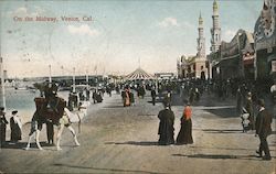 On the Midway Venice, CA Postcard Postcard Postcard