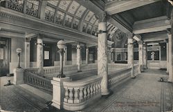 Corridor Around Grand Stairway, Capitol Building, Pierre Postcard