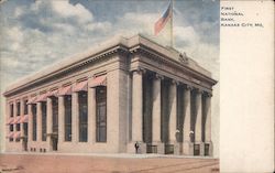 First National Bank Postcard