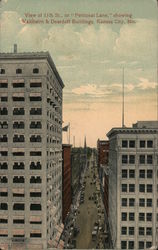 View of 11th Street or "Petticoat Lane" Postcard