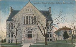 MacVicar Chapel, Washburn College Postcard