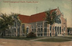 Central Congregational Church Topeka, KS Postcard Postcard Postcard