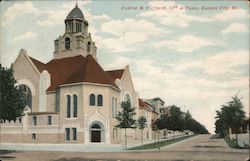 Central M.E. Church, 11th & Paseo Postcard