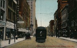 Walnut Street Looking North Postcard