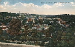 Bird's Eye View of Excelsior Springs Missouri Postcard Postcard Postcard