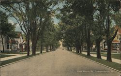West Maple Street Postcard