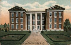 Jewell Hall, William Jewell College Postcard