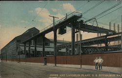 Jones and Laughlin Plant Pittsburgh, PA Postcard Postcard 