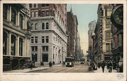 Fifth and Wood Streets Postcard