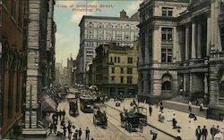 View of Smithfield Street Postcard