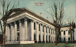 Erie County Court House Postcard