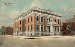 Public Library Postcard