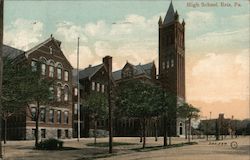 High School Erie, PA Postcard Postcard Postcard
