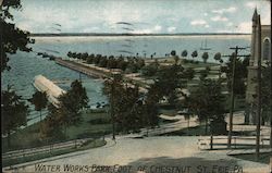 Water Works Park, Foot of Chestnut Street Postcard