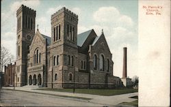 St. Patrick's Church Erie, PA Postcard Postcard Postcard